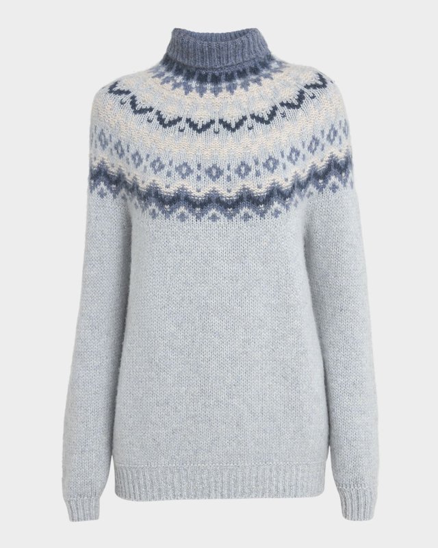 Alpe Pile Turtleneck Cashmere GG 3 Sweat